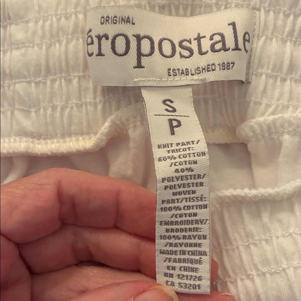 Aeropostale White Ruffled Lace Skirt - Picture 6 of 6